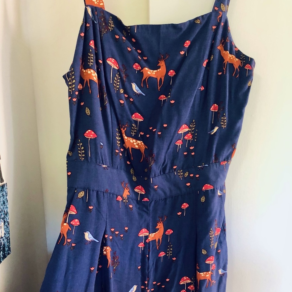 ModCloth x Princess Highway forest creature jumpsuit European size 6